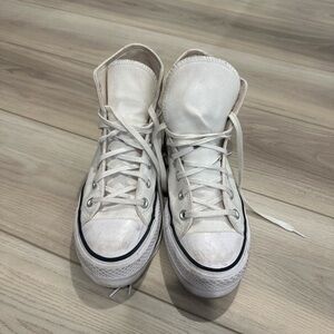 Platform high top converse